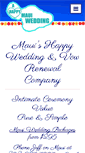 Mobile Screenshot of ahappymauiwedding.com